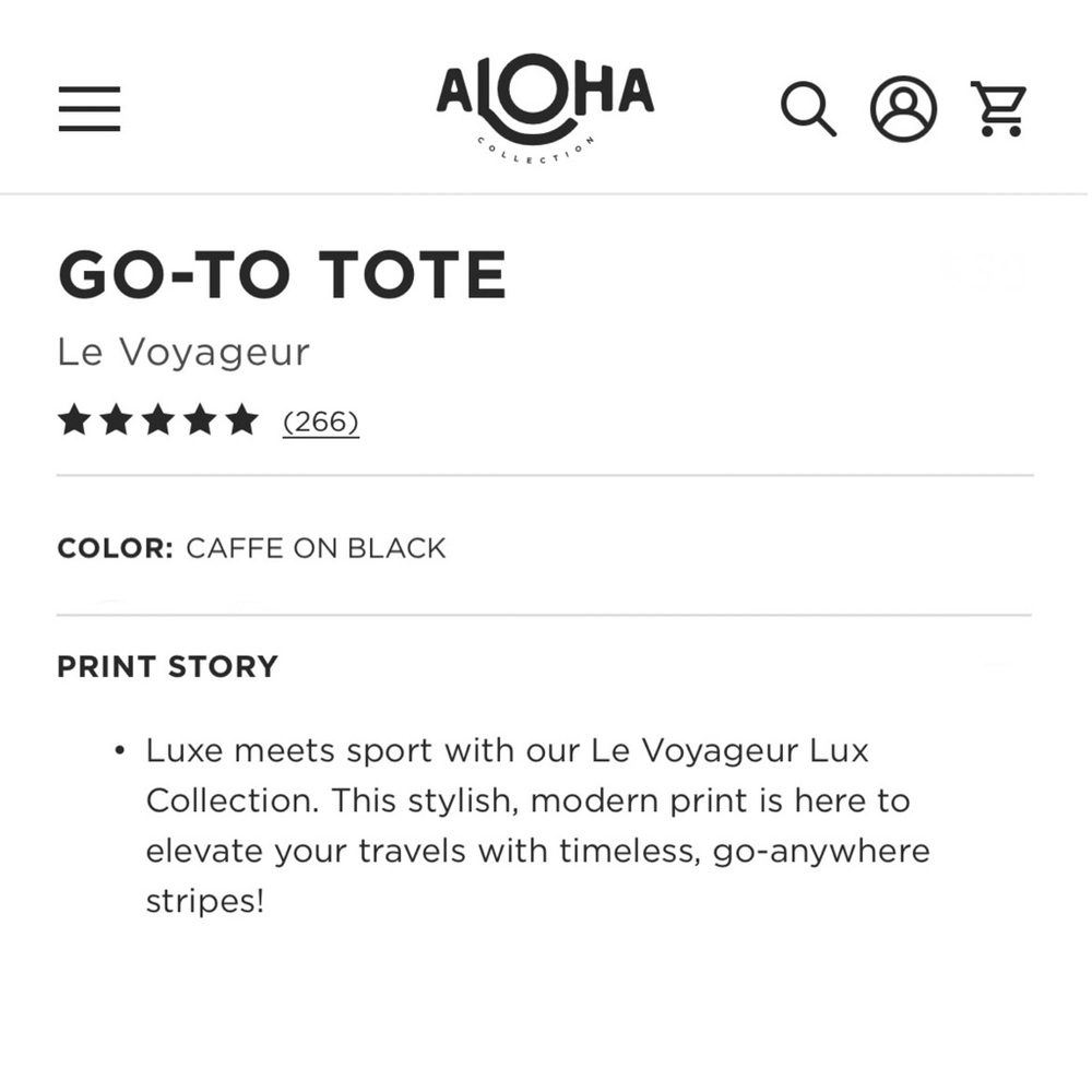ALOHA Collection Go-To Tote - Picture 6 of 9